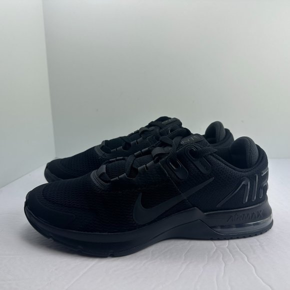 Nike Air Max Alpha Trainer 4 Shoes Triple Black CW3396-002 Men's Multi Size NEW - Picture 7 of 12